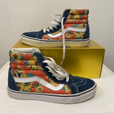 Star Wars Vans Mens  Size *US 8* Floral/Hawaiin Multicoloured / Navy Blue Shoes 