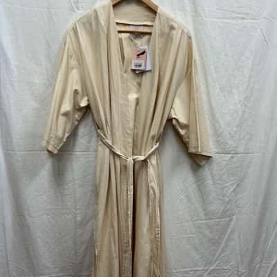  The Lullaby Club Womens Size M/L Wrap Dress Cream RRP: $109.95
