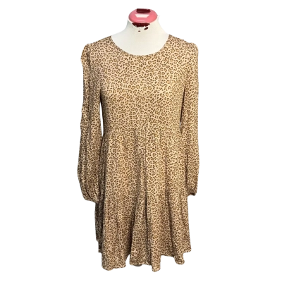 Sportsgirl Womens  Size 6 Midi Dress Animal print 