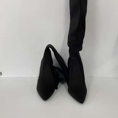 Bardot Womens Shoes OTK Boot Black -  Size 8 Brand New