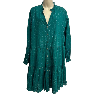Leona Edmiston Size 3 Green Dress