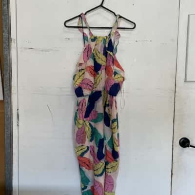 Cooper St Womens  Size 14 Cocktail Dress / Midi Dress Multicoloured / White 