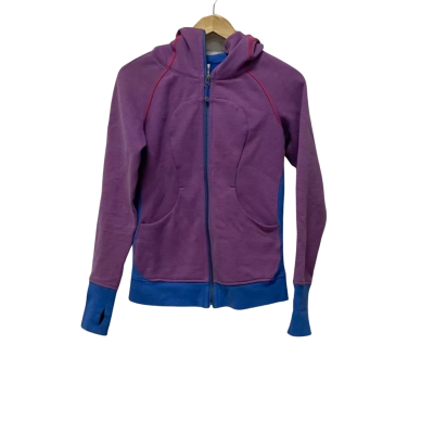 Lululemon Womens  Size 4 Hooded Jacket Blue / Pink  