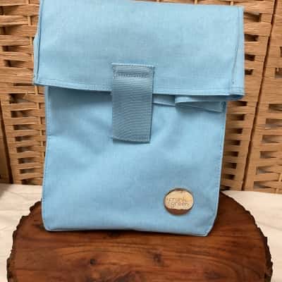 New FRANK GREEN Insulated Lunch Bag Sky Blue Work School Picnic Kids Men’s Women’s Gift Hot Cold 