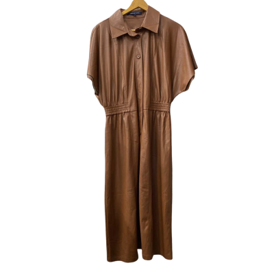 French Connection Womens  Size 12 Midi Dress Brown 