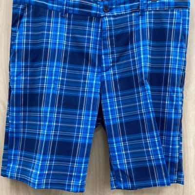 Slazenger Mens  Size 38 Checked Golf Shorts (12)