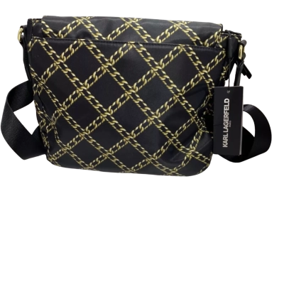 Karl Lagerfeld Paris Amour Women;s Handbag Black  / Gold 