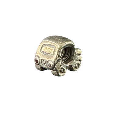 Pandora Womens Car charm with red stones Silver (stamped)