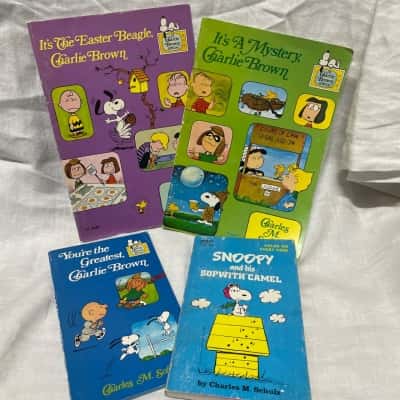 4 Charlie Brown books