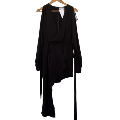 PREMONITION Size 10 Playsuit Black  