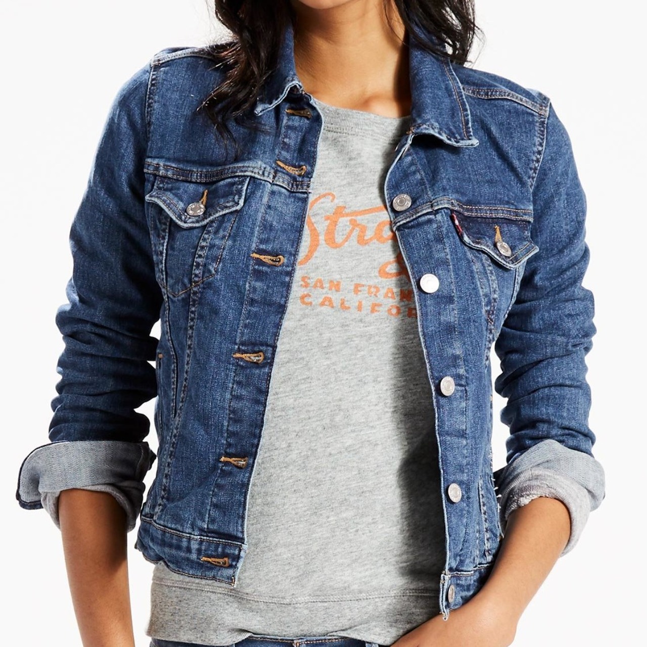 Levis Denim Jacket Size XS
