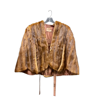 J.C. Scott Furrier Womens Cropped Fur Coat 