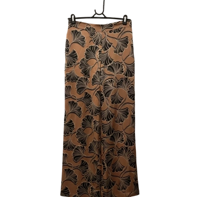 Women’s Seed Heritage Size 10 Brown Satin Wide Leg Pants