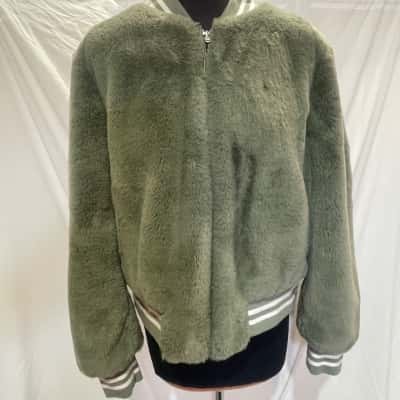 ENA PELLY  Size 10 Green Jacket