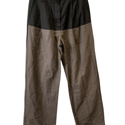 Venroy Unisex  Size S Straight Leg Pants Black  / Brown 
