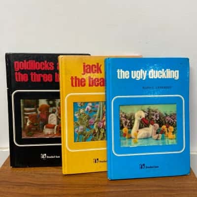 Rare Vintage board books with holographic covers