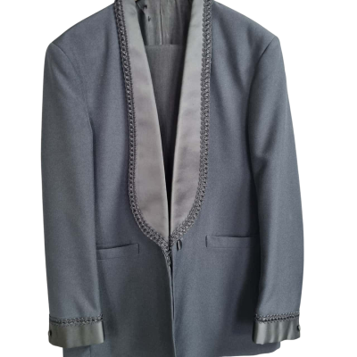 President Mens Reto Dinner Suit Jacket  Size 40 Black  