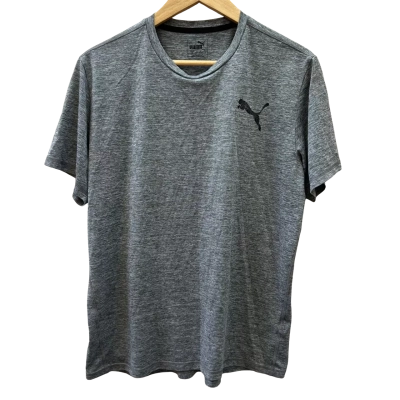 Puma Mens Size L Grey T-Shirt
