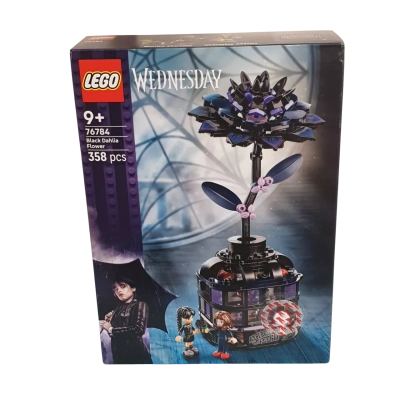 Lego - Wednesday # 76784 - Black Dahlia Flower -358 Pieces