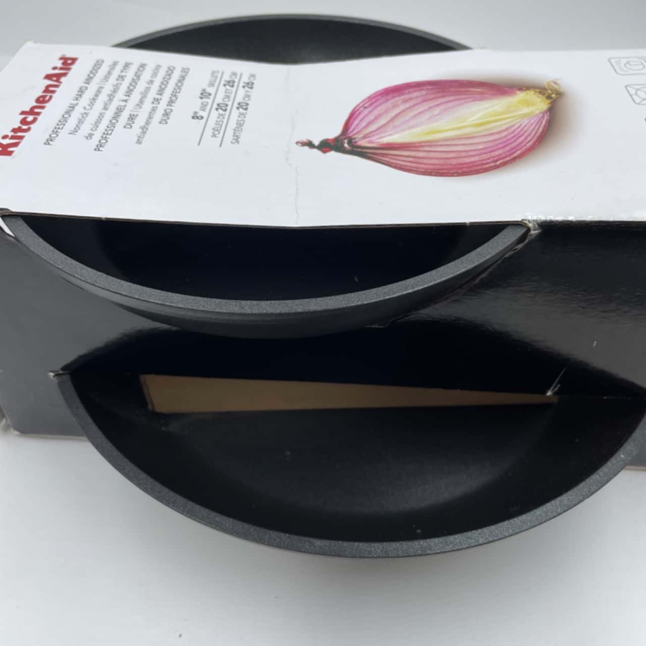 KITCHEN AID Anodized Skillets 20cm/26cm NEW