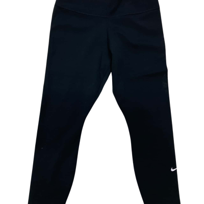Nike Womens, the Nike one, mid rise, crop length, Size Large Black  tights