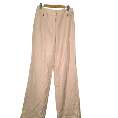 Zara Womens  Size S Wide Leg Pants Pink  