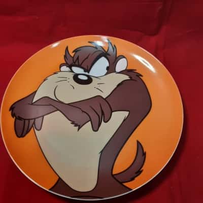 Monkey's of Melbourne looney Tunes 1994 Tasmanian Devil Plate under Licence from Warner Bros.