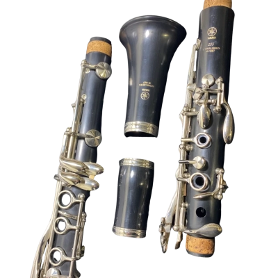 Yamaha clarinet, likely a Bb student model such as the YCL-255 