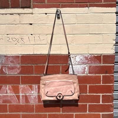 Mimco "Portobell-o Clutch" Cross Body Bag in "Pancake"