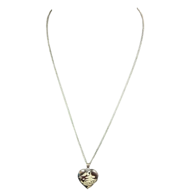  Womens Necklace Black  / Silver 