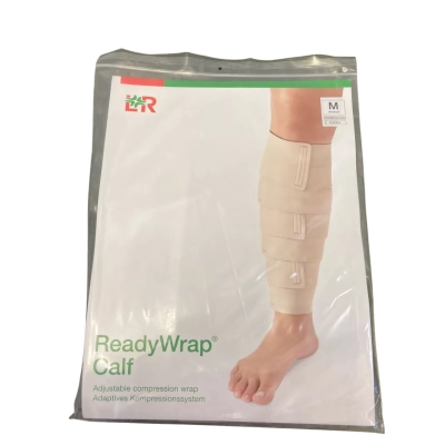 *NEW* L&R ReadyWrap Calf Adjustable Compression Wrap Medium Beige with Liner (RRP $175)
