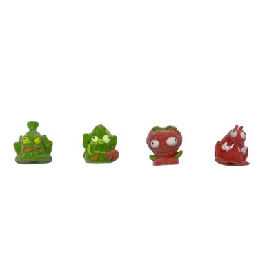 Trash Pack Limited Edition Flocked Monsters Series 2 (4 x Flocked Fuzzy Figures )