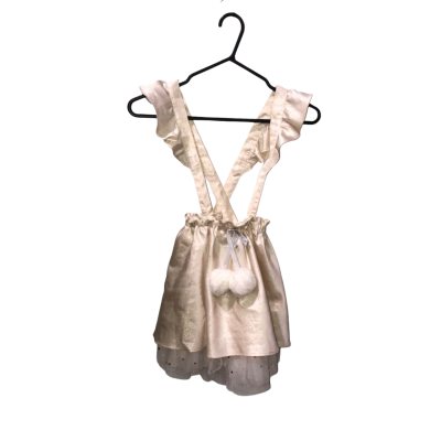 Peter Alexander Gold Pinafore Size 2-4