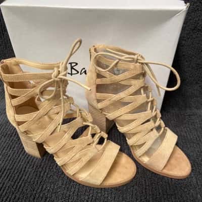 Bardot Azalea Nude Heels – Size 9