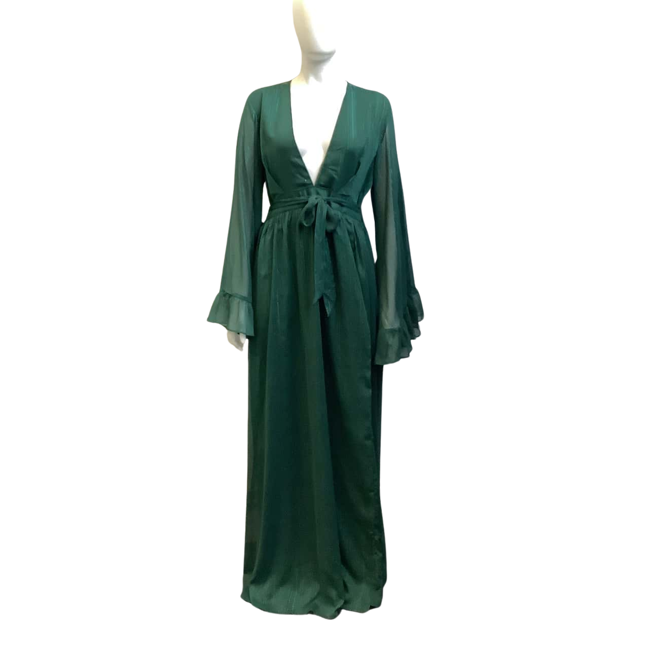 halter neck cut out maxi dress Jendue Women's Siena Denim Maxi Dress - Elegant Halter Neck Cut-Out