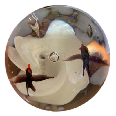 Art glass paper weight 