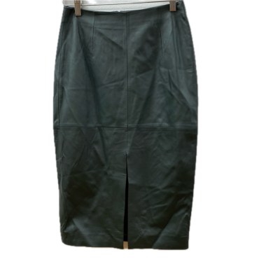 Portmans Leather Womens Skirt Size 8 Green