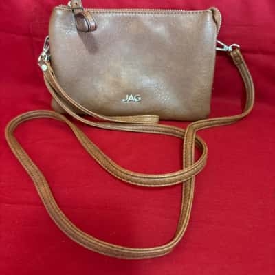 Jag Women's Clutch / Cross Body Bag Brown 