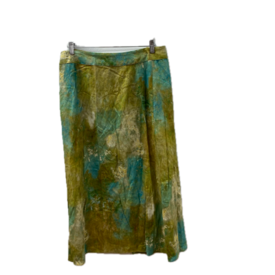 Zara Womens  Size XL Wrap Skirt Green / Teal 