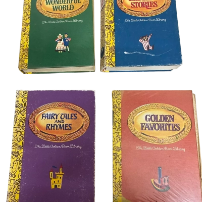 Vintage 1969 “The Little Golden Book Library” Books 