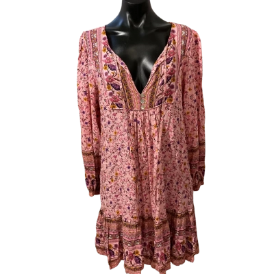Petal + Pup Womens  Size 14 Babydoll Dress Floral / Pink  
