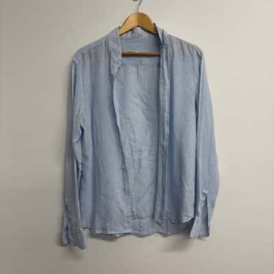  Mens  Size M Business Shirt Blue 