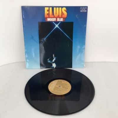 12” Vinyl Elvis Presley Moody blue