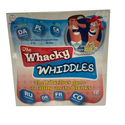 The Whacky Whiddles game. 12 years +