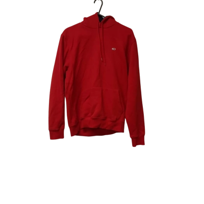 Mens Tommy Jeans Size L Red Hoodie 