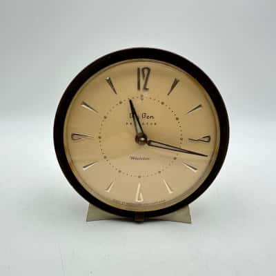 Vintage 1960s Big Ben Repeater Westclox Scotland Mechanical Wind Up Alarm Clock (working)