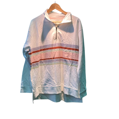Elm Embrace Womens  Size 18 Jumper Multicoloured / White 