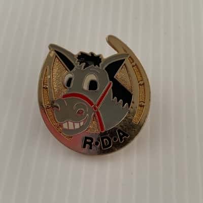 2002 Smiley Badge - Riding for the Disabled Association (RDA) Enamel Pin / Badge