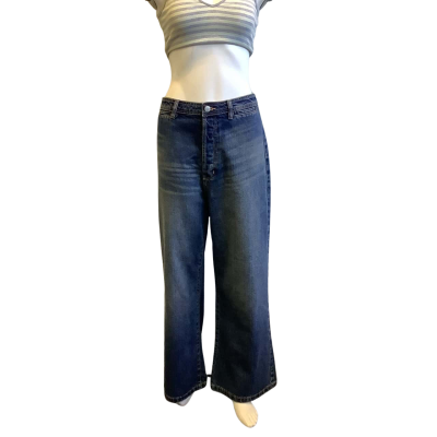 BNWT Rollas Women's Size 32 Sailor Pant Dark Blue