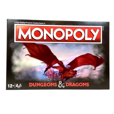Monopoly Dungeons and Dragons Edition Board Game